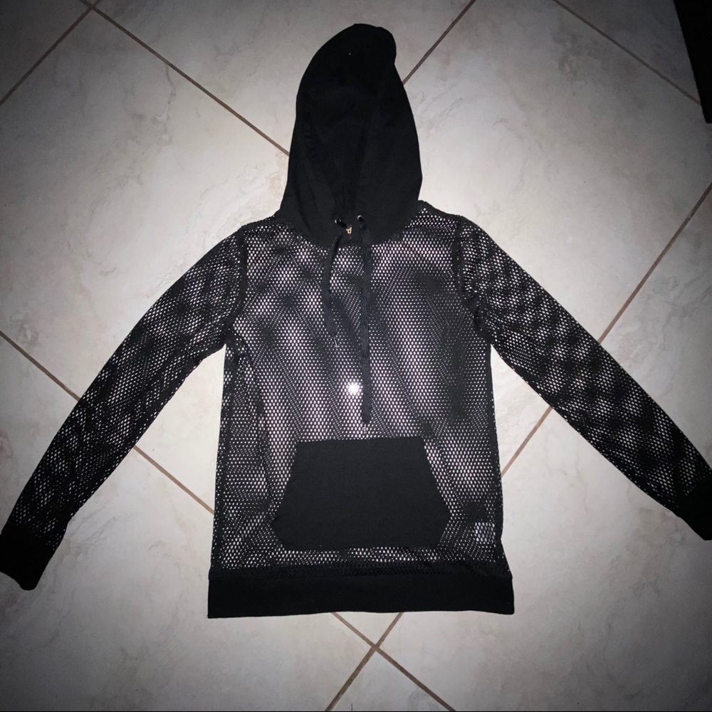 NETTED HOODIE